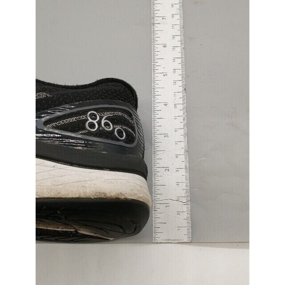 New Balance Shoes Sneaker Womens NB 860 Black 9 Lace Up Athletic Running Comfort - Picture 4 of 9